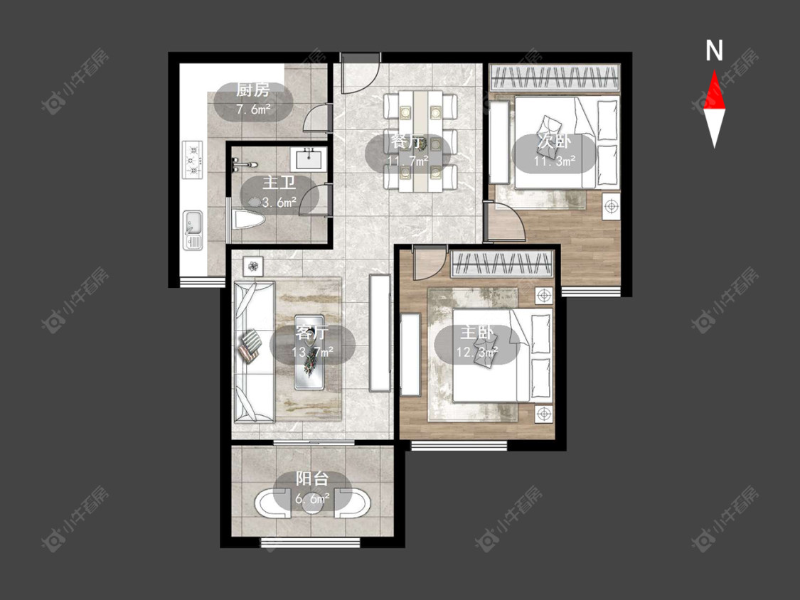常州格兰艺堡二期在售二手房源户型图_小牛看房