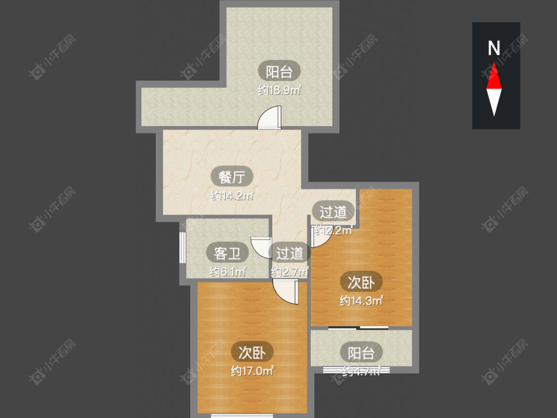 常州观墩花苑3室2厅2卫在售二手房房源图片