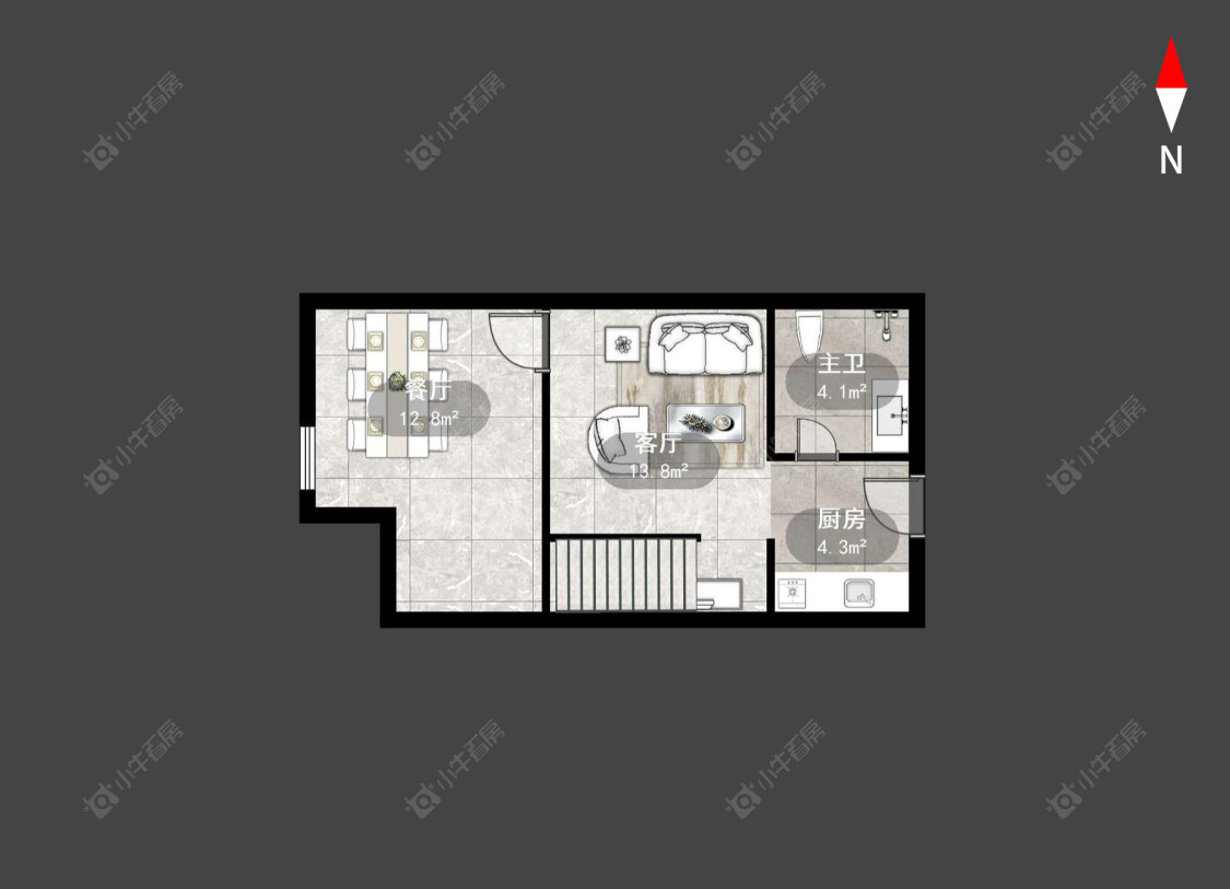 九洲新世界花苑房源户型图 常州九洲新世界花苑在售二手房源户型图_小牛看房