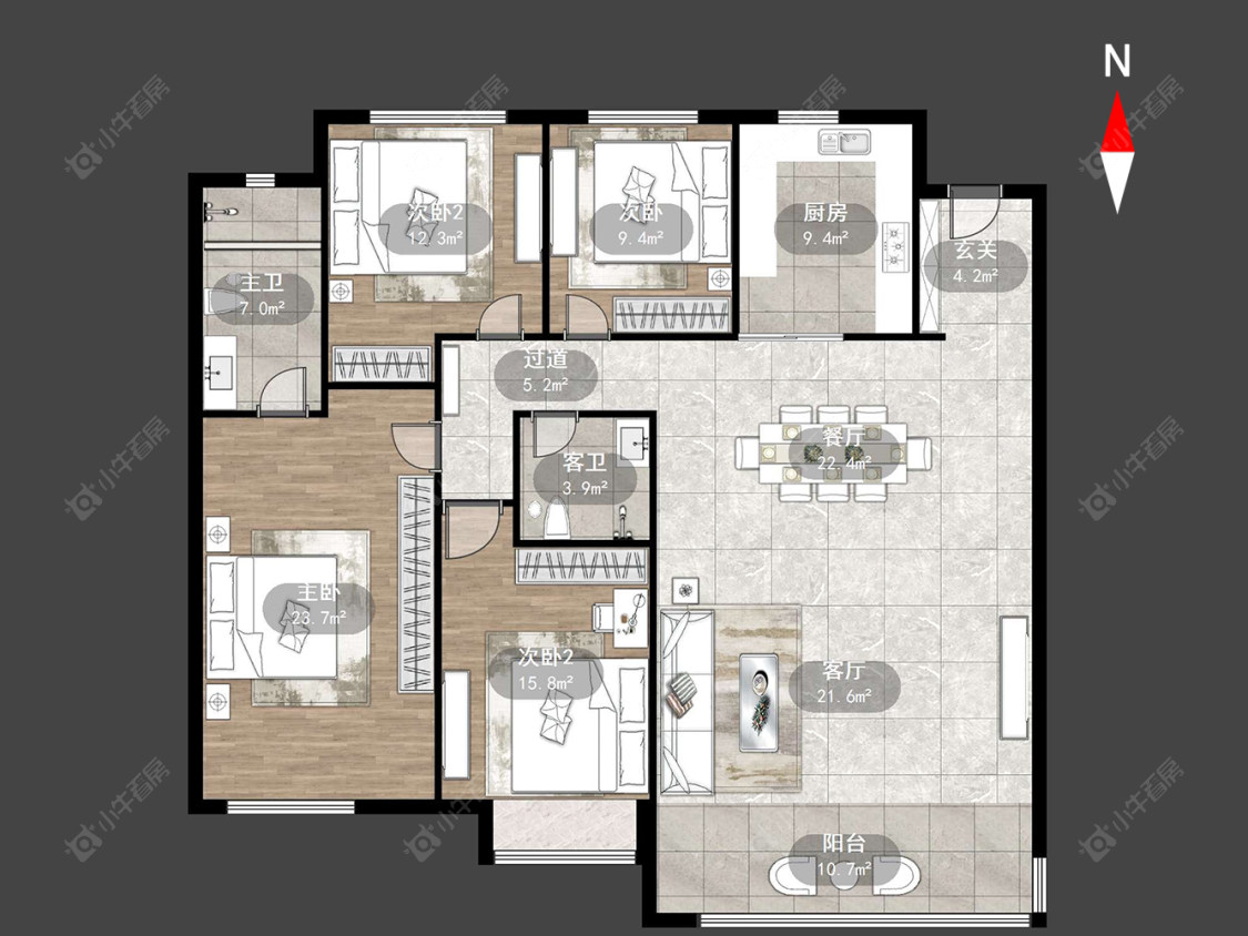 常州嘉宏天际在售二手房源户型图_小牛看房