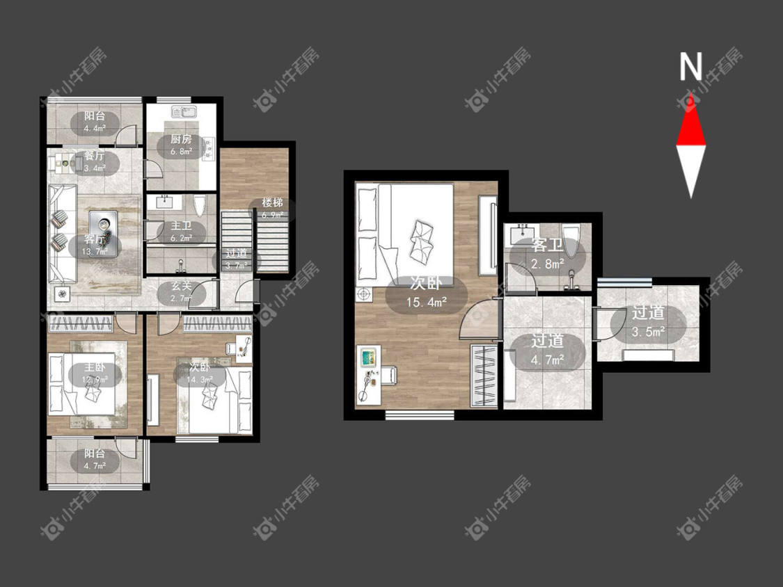 常州古方新村在租房源户型图_小牛看房