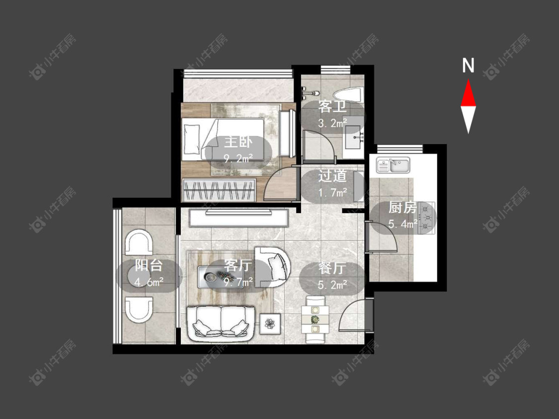 常州晋陵文锦在售二手房源户型图_小牛看房