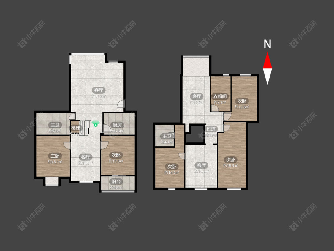 常州荷花池公寓西区在售二手房房源户型图_小牛看房