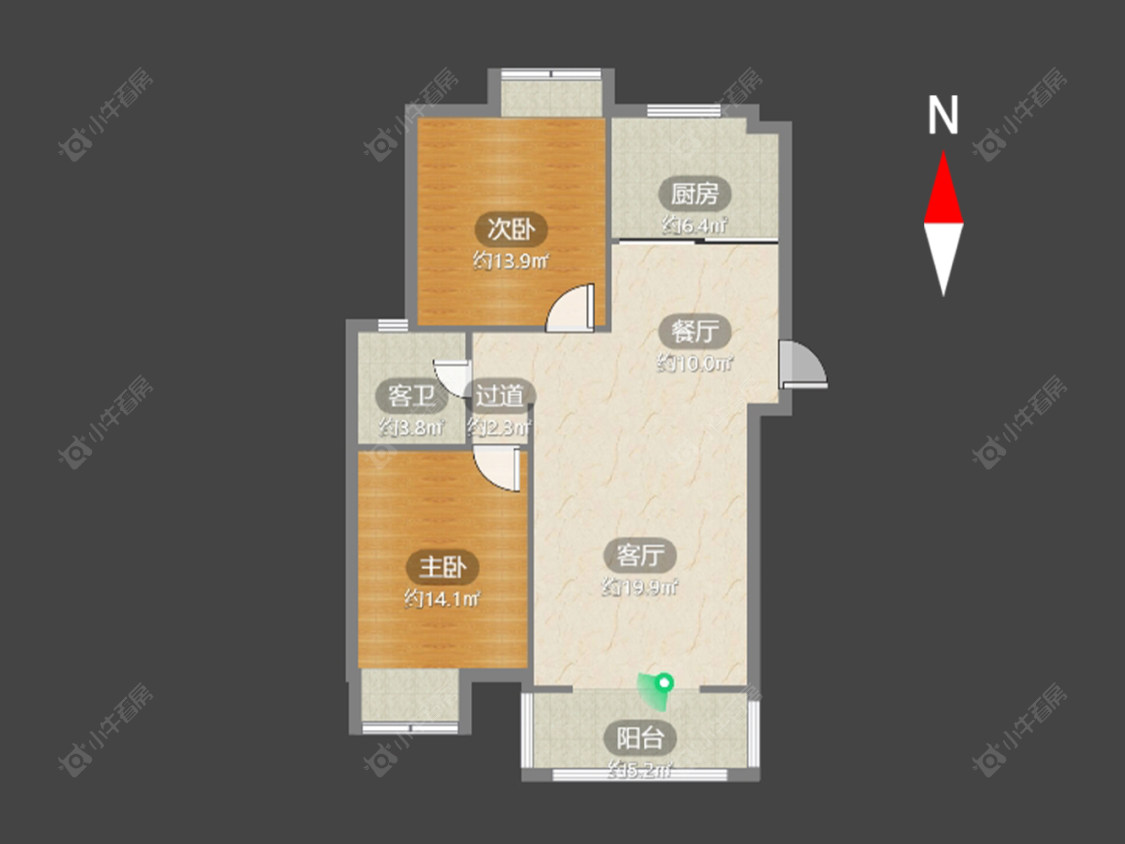 润泽东方尚院房源户型图 常州润泽东方尚院在售二手房源户型图_小牛看房