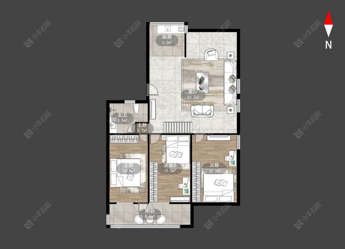 常州天成苑在售二手房源户型图_小牛看房