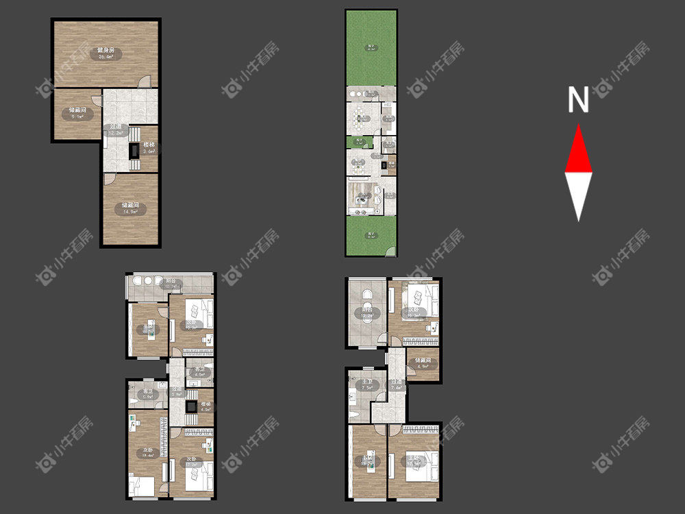常州湖滨壹号在租房源户型图_小牛看房