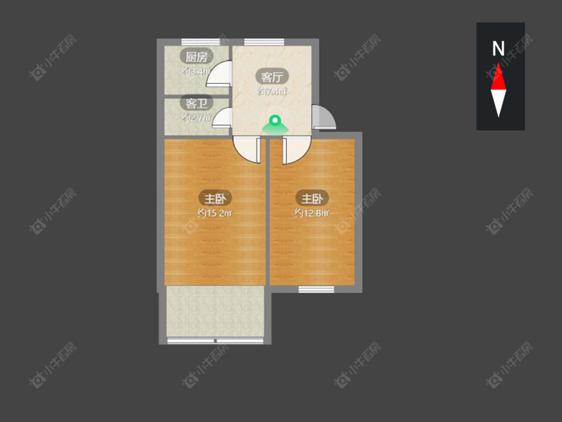 河苑东村房源户型图 常州河苑东村在售二手房源户型图_小牛看房