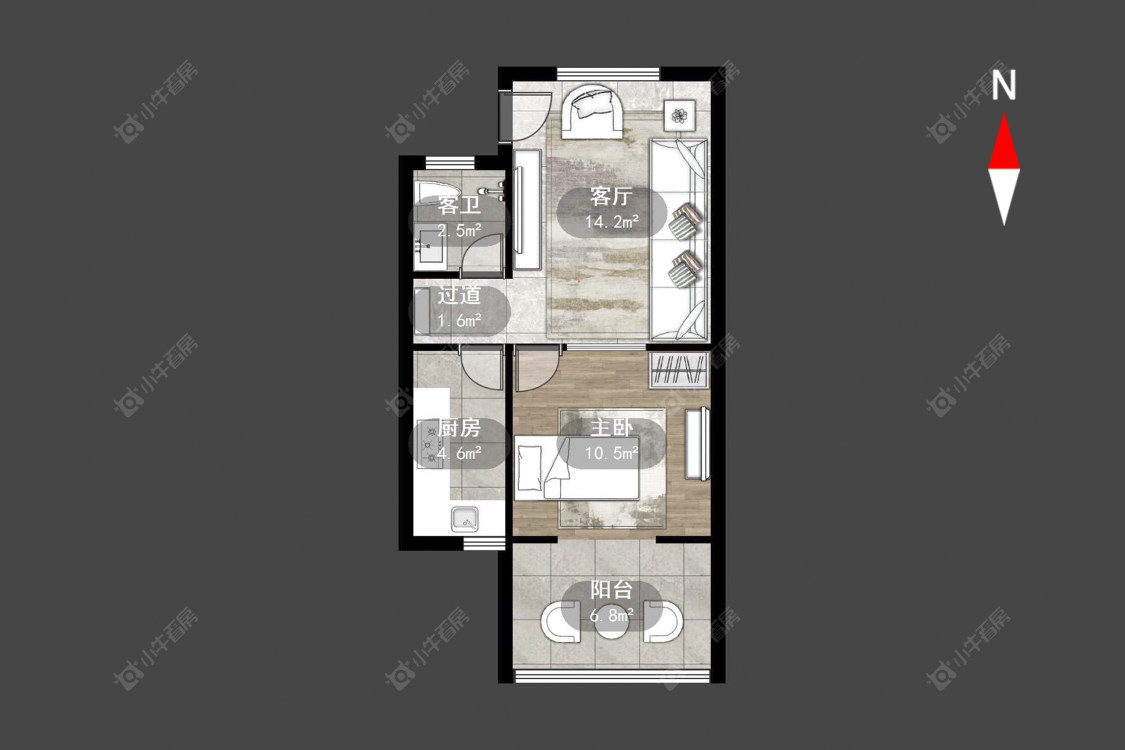 常州绿地香颂花园在售二手房源户型图_小牛看房