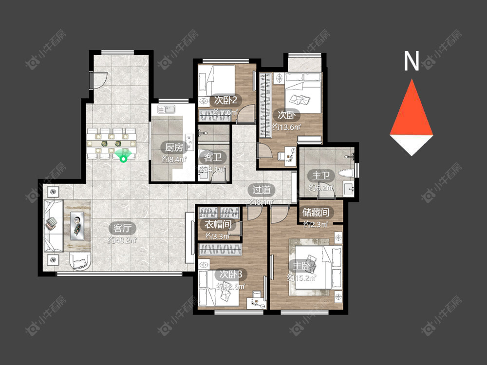 玉兰广场三期房源户型图 常州玉兰广场三期在售二手房源户型图_小牛看房