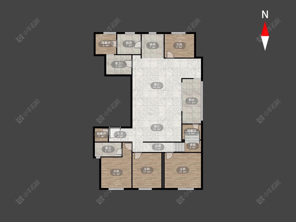 常州景瑞望府在售二手房房源户型图_小牛看房