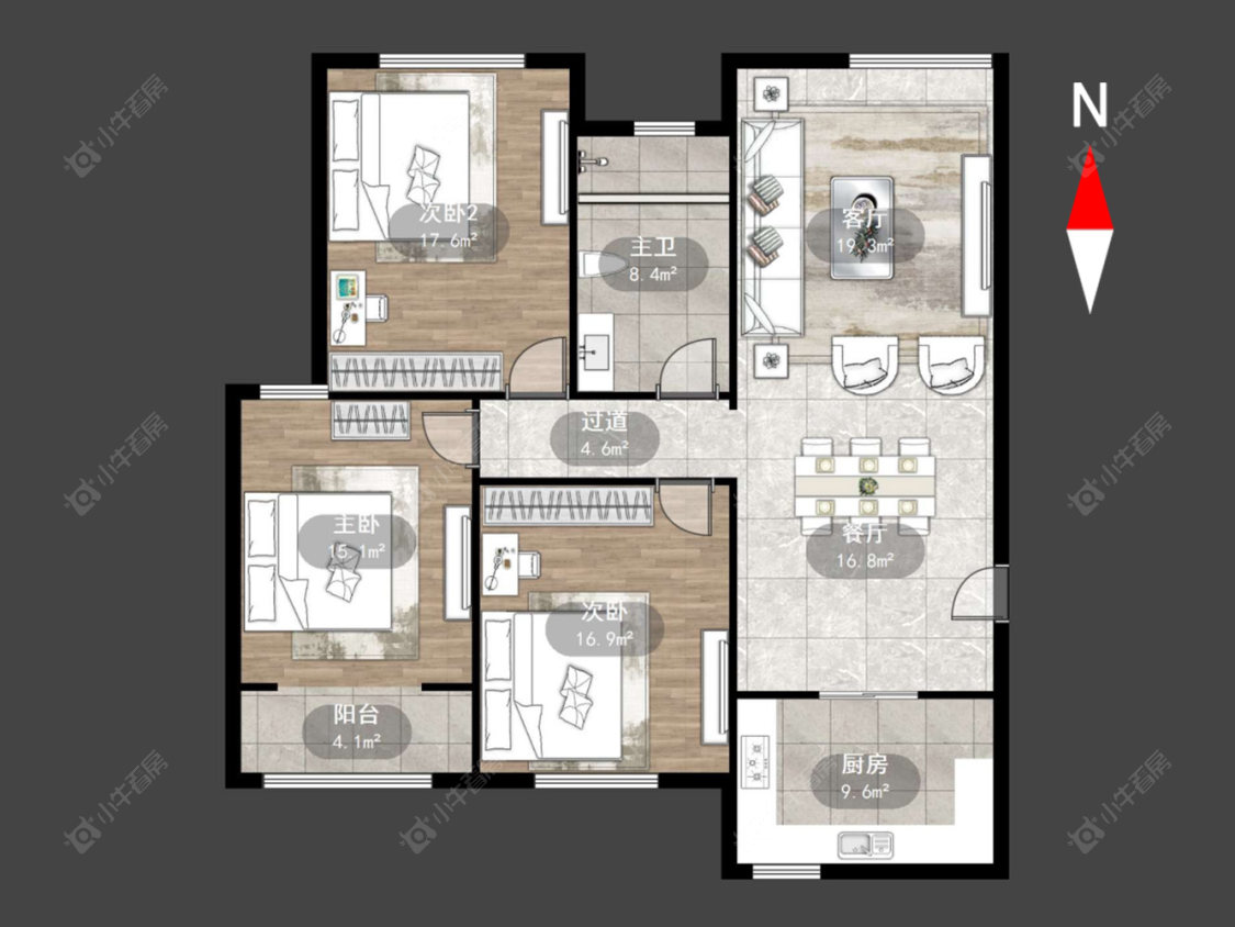常州紫云苑在售二手房源户型图_小牛看房