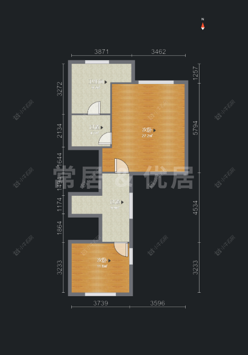 常州聚湖半岛在售二手房房源户型图_小牛看房