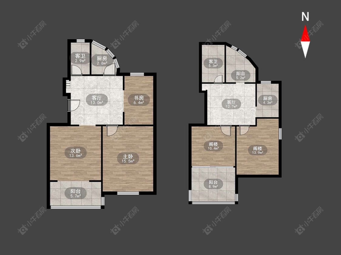 常州翠竹新村南区在售二手房房源户型图_小牛看房