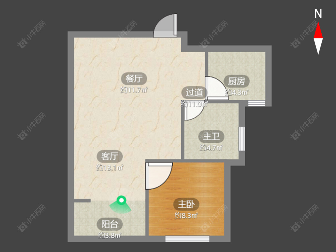 常州港龙紫荆城在售二手房源户型图_小牛看房