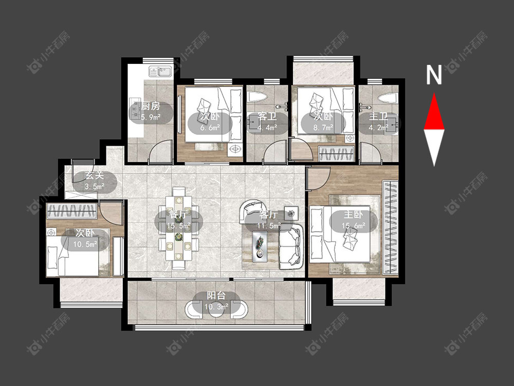 碧桂园都市森林房源户型图 常州碧桂园都市森林在售二手房源户型图_小牛看房