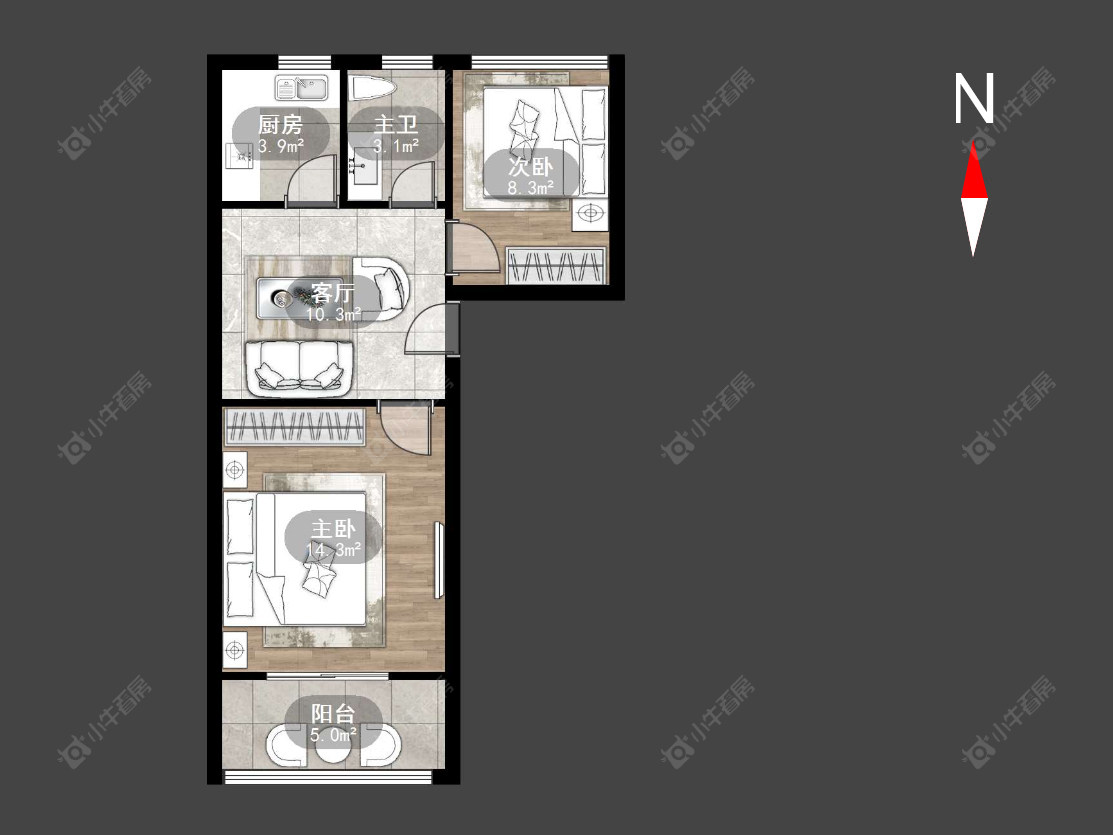 常州清凉新村在售二手房源户型图_小牛看房