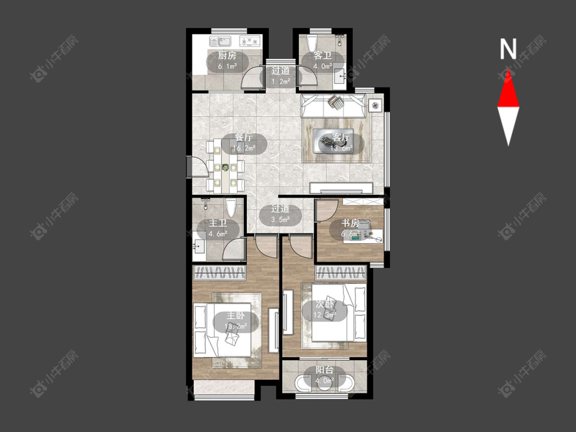 邹区泰富嘉园二期房源户型图 常州邹区泰富嘉园二期在售二手房源户型图_小牛看房