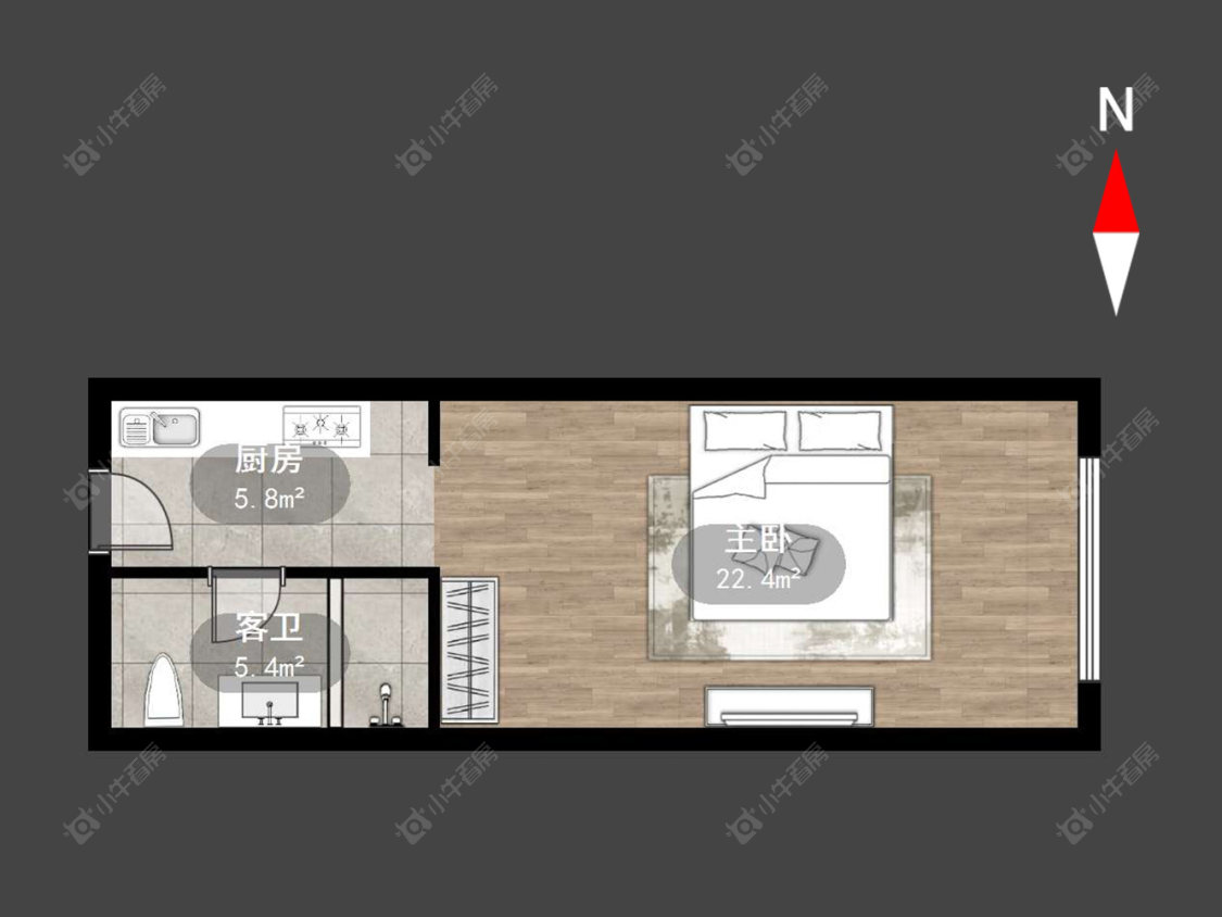常州新天地不夜城在售二手房源户型图_小牛看房