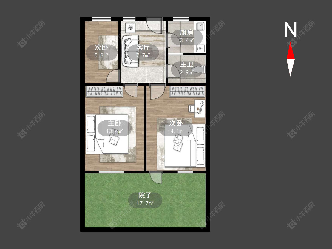 清凉新村房源户型图 常州清凉新村在售二手房源户型图_小牛看房