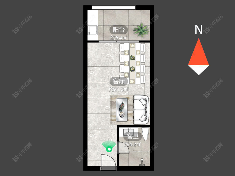 星河国际六区房源户型图 常州星河国际六区在售二手房源户型图_小牛看房