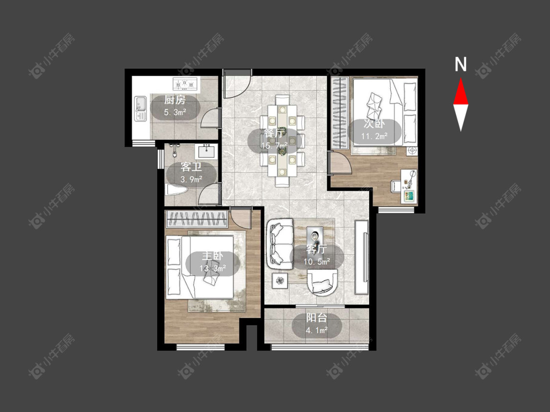 常州香缇湾花园在售二手房源户型图_小牛看房