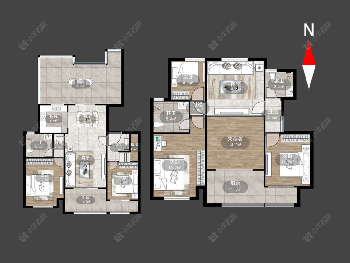 新城香溢澜桥二期房源户型图 常州新城香溢澜桥二期在售二手房源户型图_小牛看房