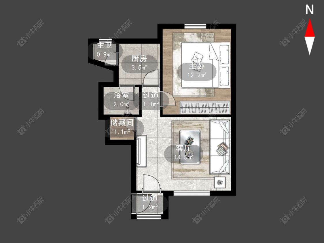 常州机械新村在售二手房源户型图_小牛看房