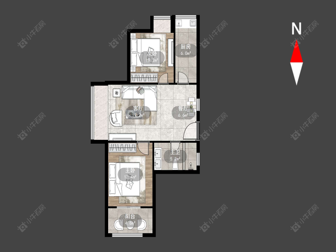 常州典雅花园在售二手房源户型图_小牛看房