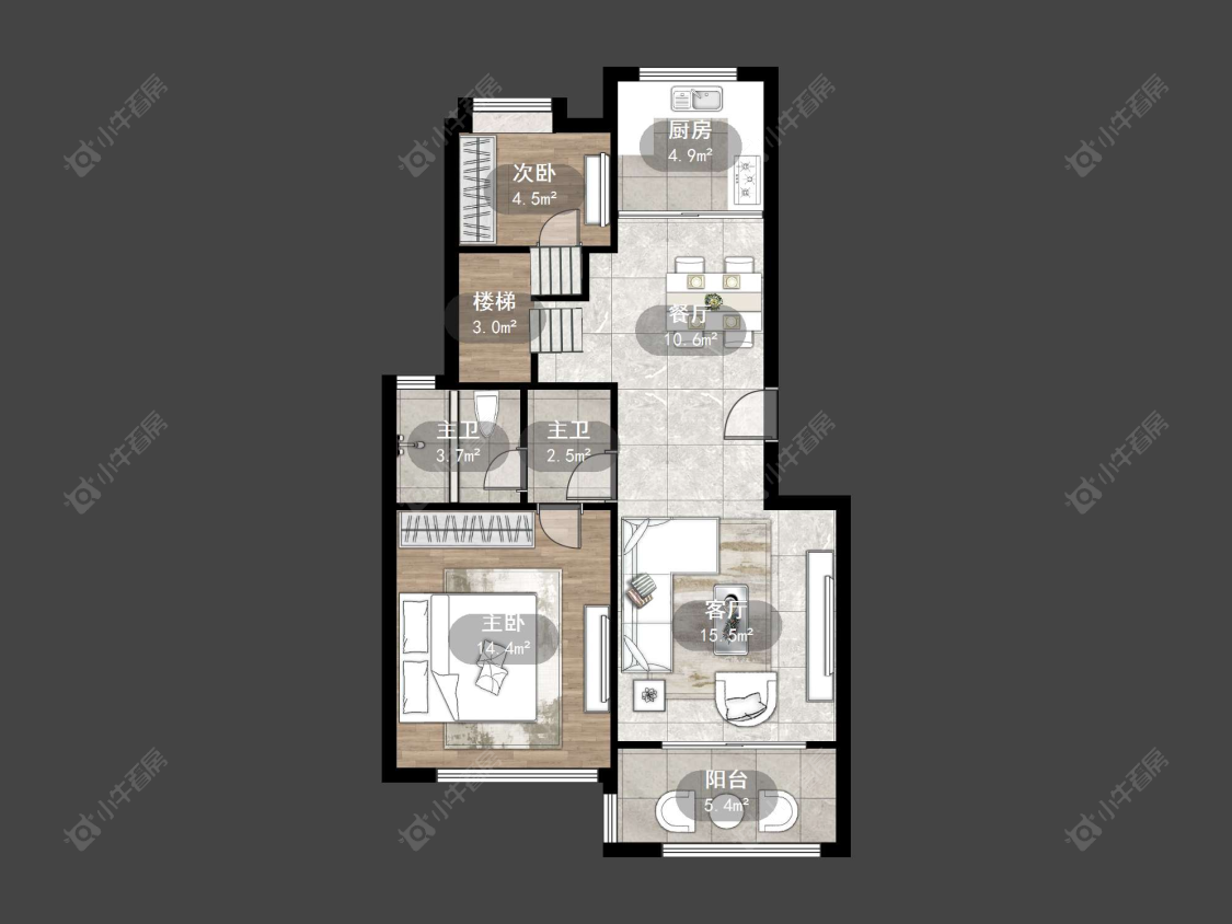 丹阳江南人家在售二手房源户型图_小牛看房