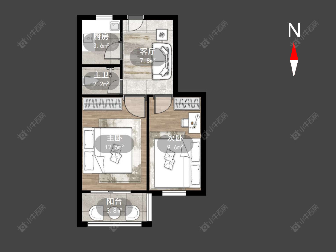 常州丽华一村在售二手房源户型图_小牛看房