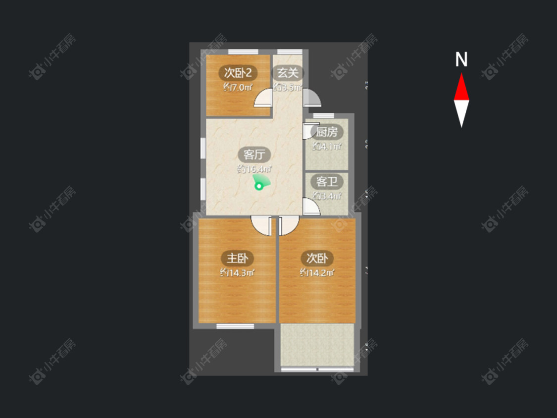 勤俭村房源户型图 常州勤俭村在售二手房源户型图_小牛看房