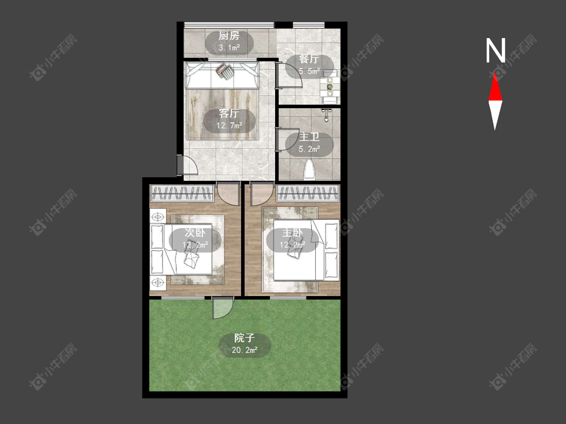 常州丽华三村南开小区在售二手房源户型图_小牛看房