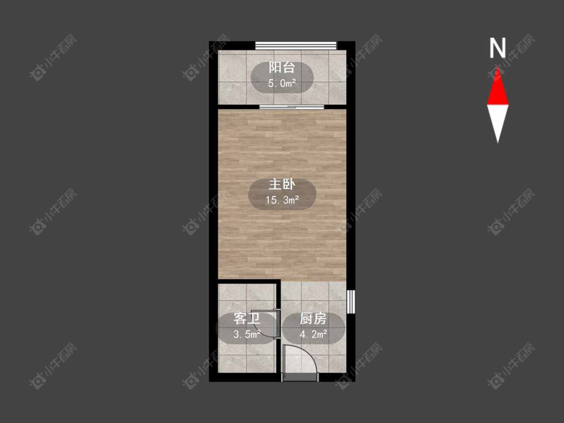 常州高力国际SOHO在售二手房源户型图_小牛看房