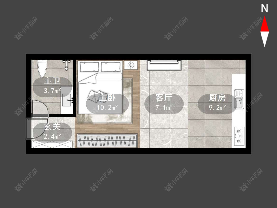 金色新城西区房源户型图 常州金色新城西区在售二手房源户型图_小牛看房