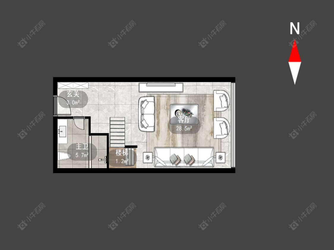 常州荣盛曼哈顿广场在售二手房源户型图_小牛看房