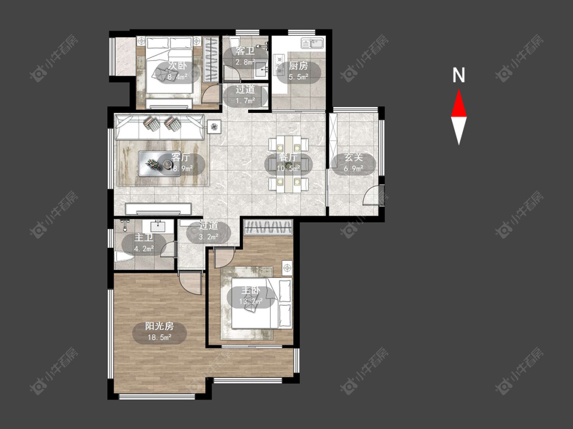 常州绿都万和城二区在售二手房源户型图_小牛看房