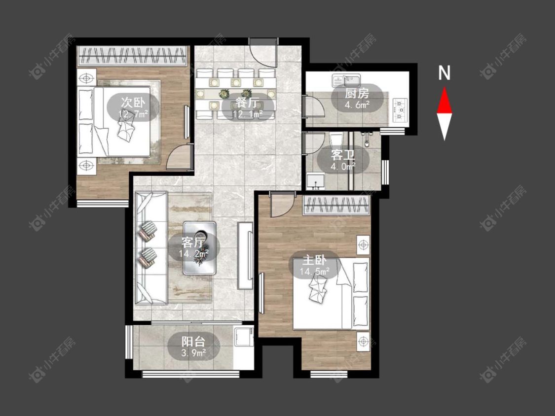 绿都万和城三区房源户型图 常州绿都万和城三区在售二手房源户型图_小牛看房