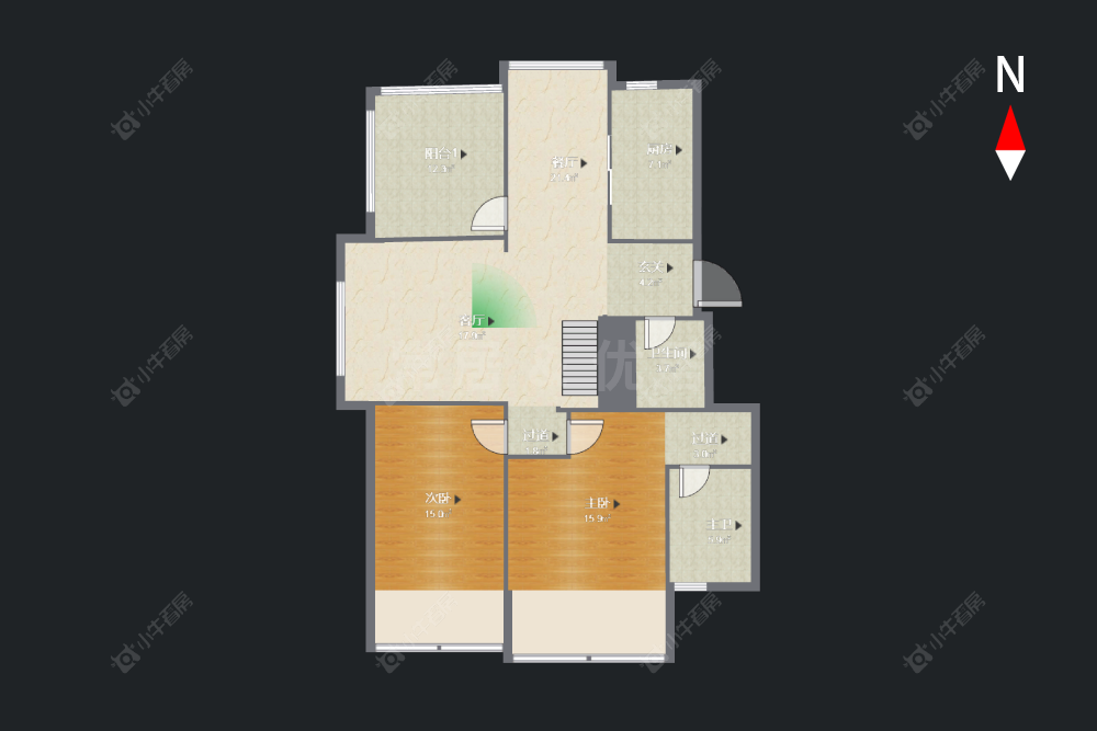 常州阳湖名城在售二手房源户型图_小牛看房