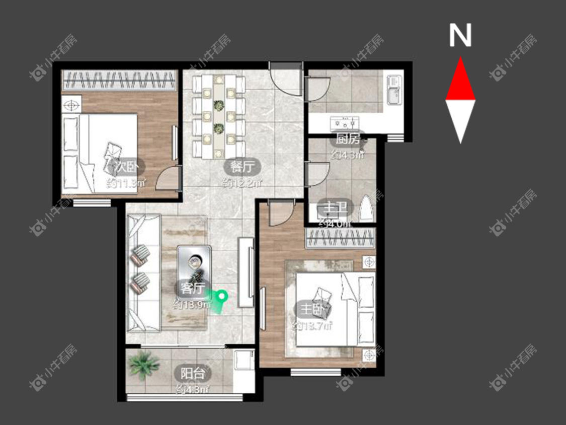 常州天山花园在租房源_小牛看房