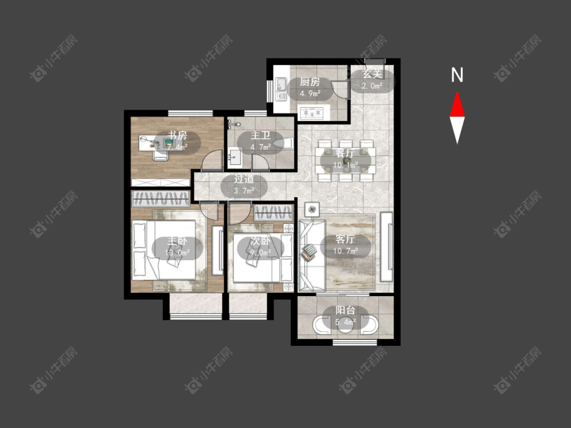 碧桂园华星·世纪学府房源户型图 常州碧桂园华星·世纪学府在售二手房源户型图_小牛看房
