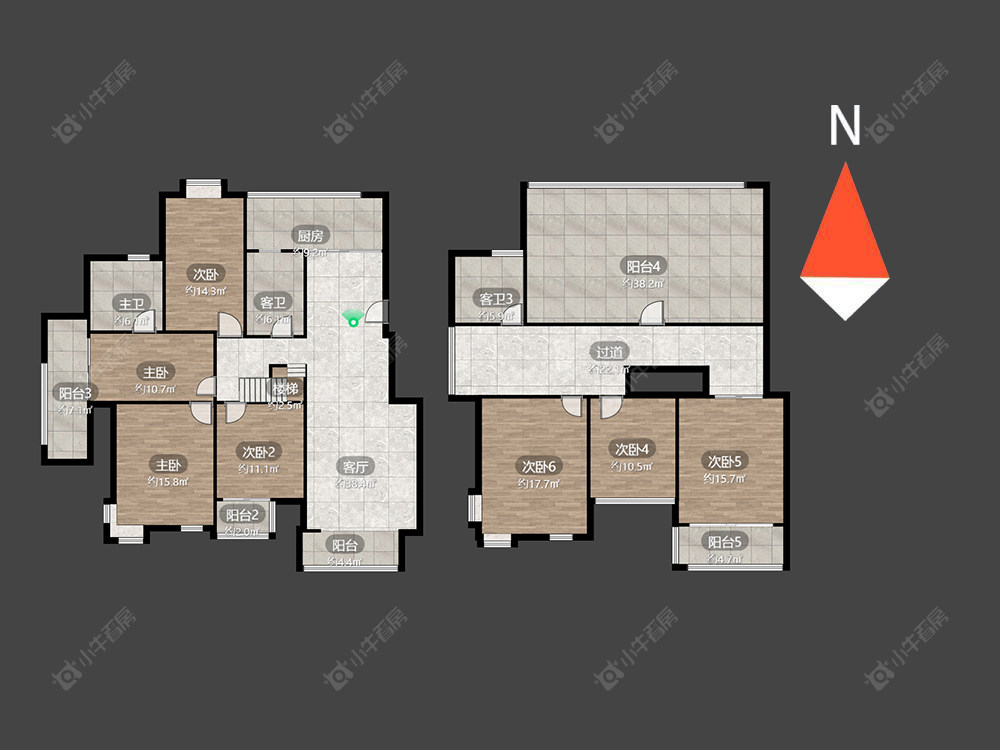 随园锦湖公寓房源户型图 常州随园锦湖公寓在售二手房源户型图_小牛看房