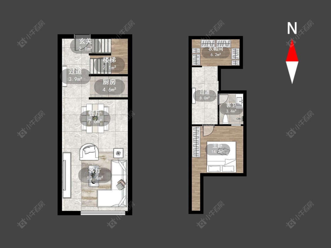 常州山外有山在售二手房源户型图_小牛看房