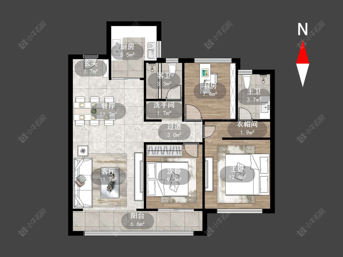 弘阳云峯房源户型图 常州弘阳云峯在售二手房源户型图_小牛看房