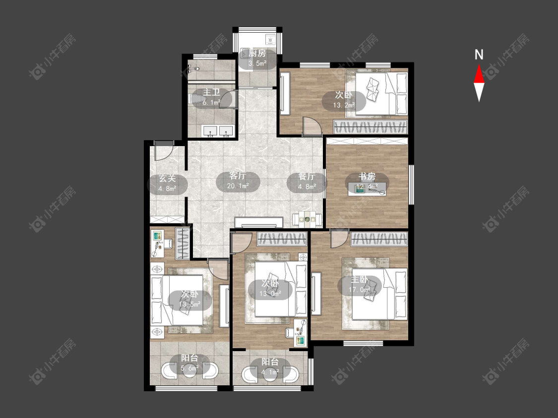 常州刘家塘小区（西城）在售二手房源户型图_小牛看房