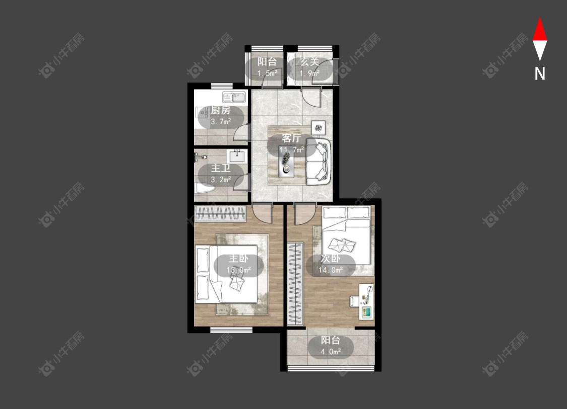 常州斜桥巷在售二手房源户型图_小牛看房