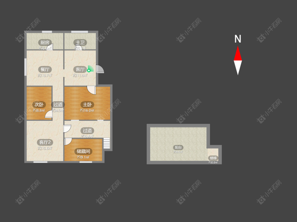 常州通济新村在售二手房源户型图_小牛看房