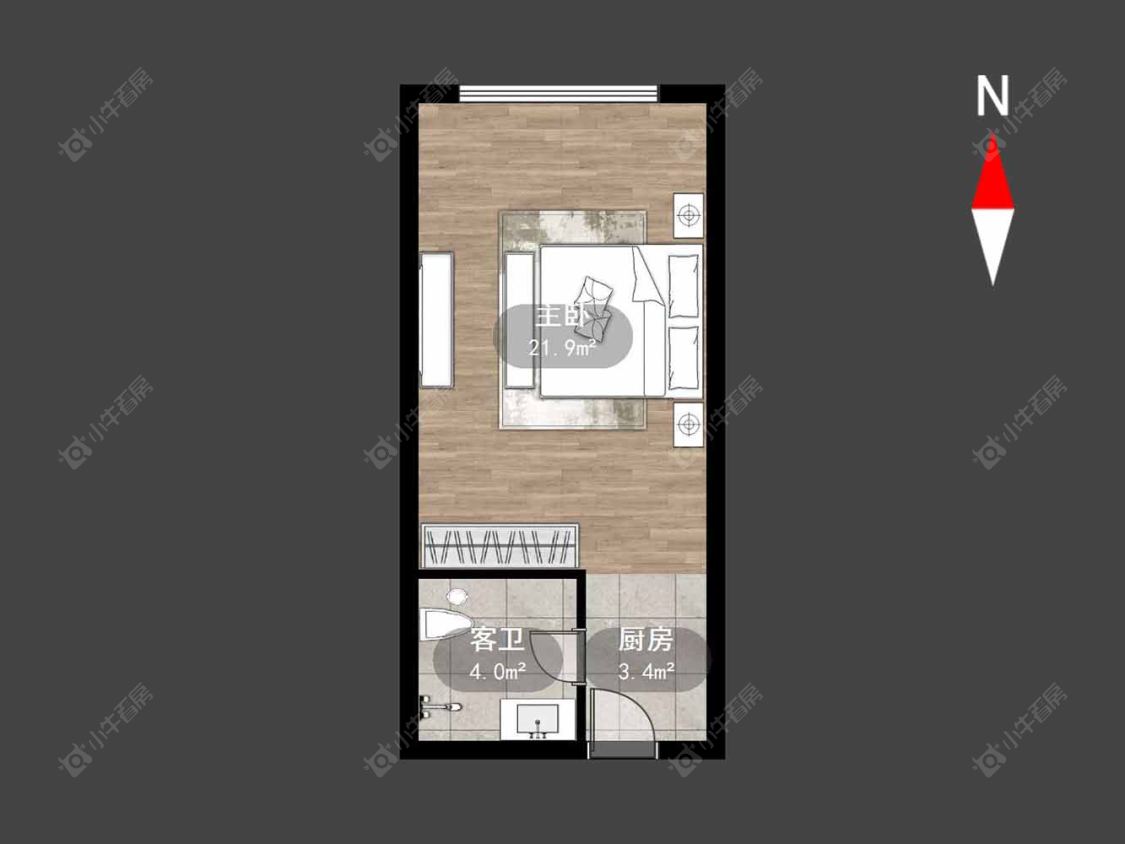 亚泰财富中心房源户型图 常州亚泰财富中心在售二手房源户型图_小牛看房