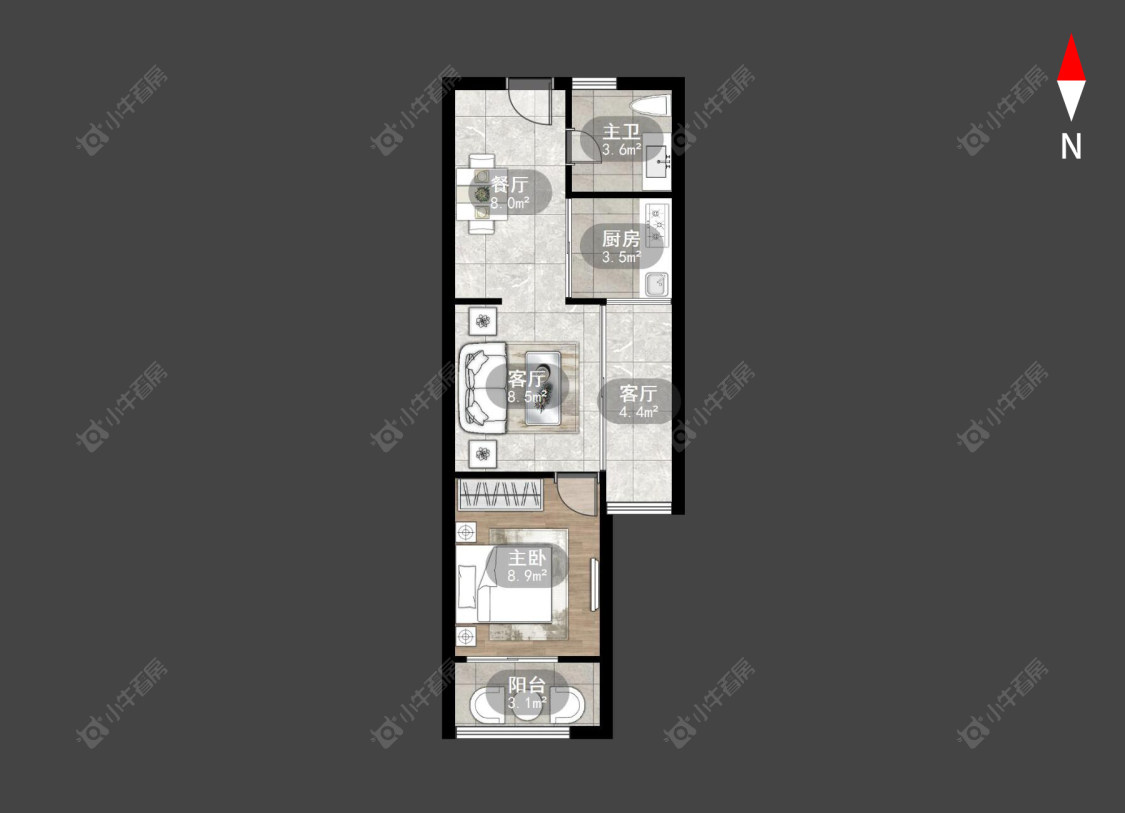 常州九洲玺在售二手房房源户型图_小牛看房