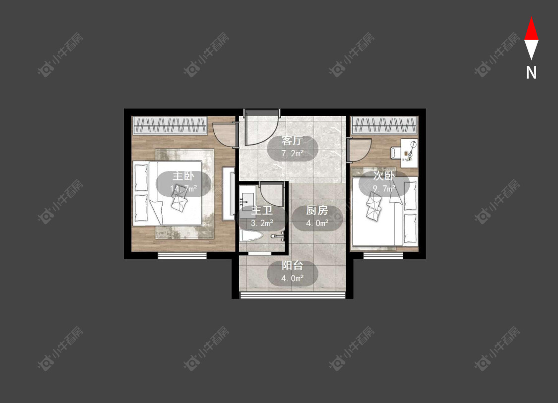 常州斜桥巷在售二手房源户型图_小牛看房