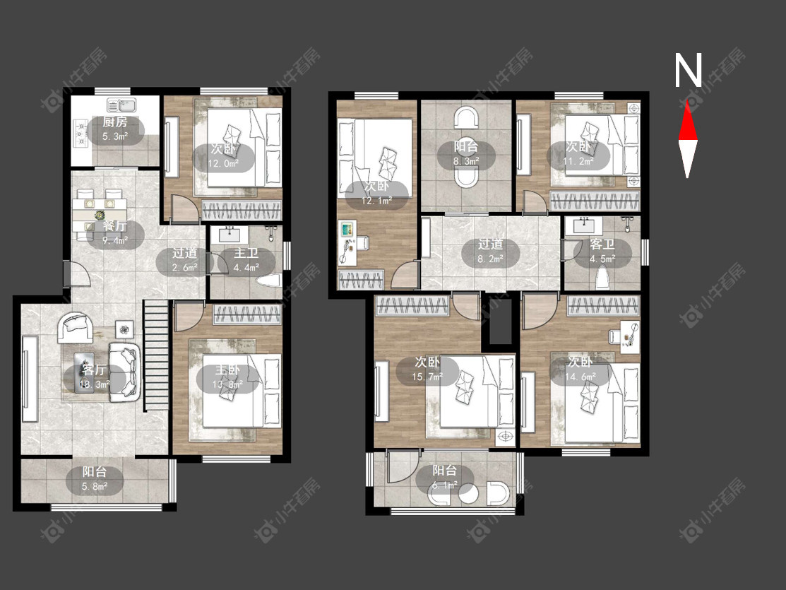 常州朝阳花园在售二手房源户型图_小牛看房